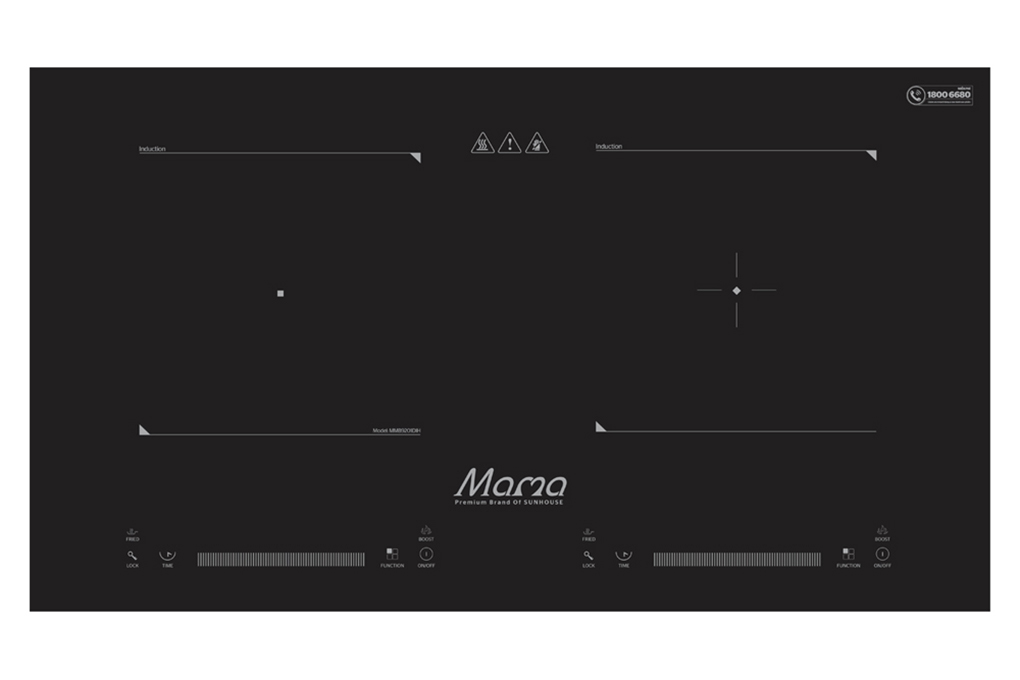 Bếp từ đôi lắp âm Sunhouse Mama MMB9201DIH