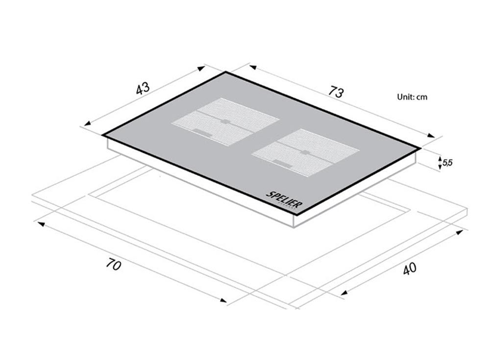 Bếp Từ Spelier SPM-T75K PLUS