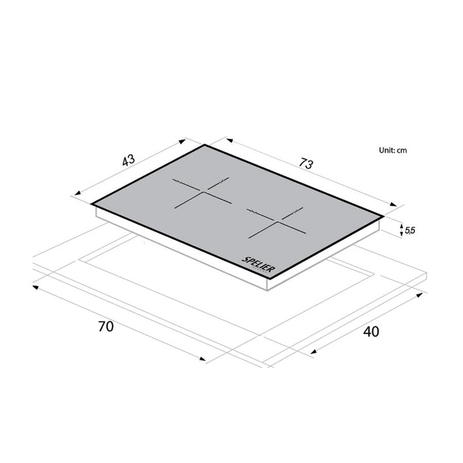 Bếp từ Spelier SPM-728i Plus