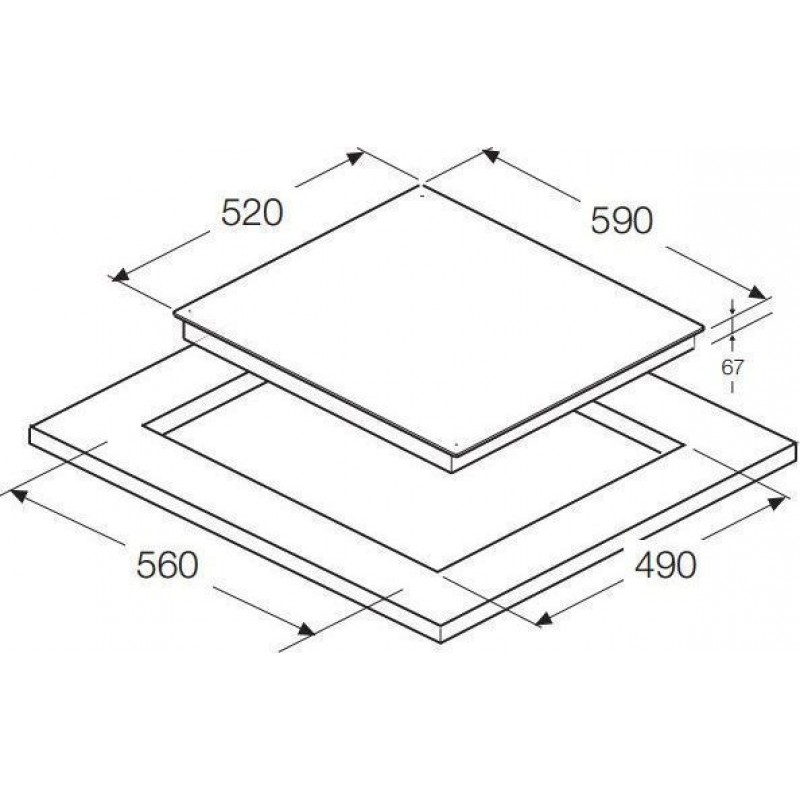 Bếp từ Cata ISB 603 BK