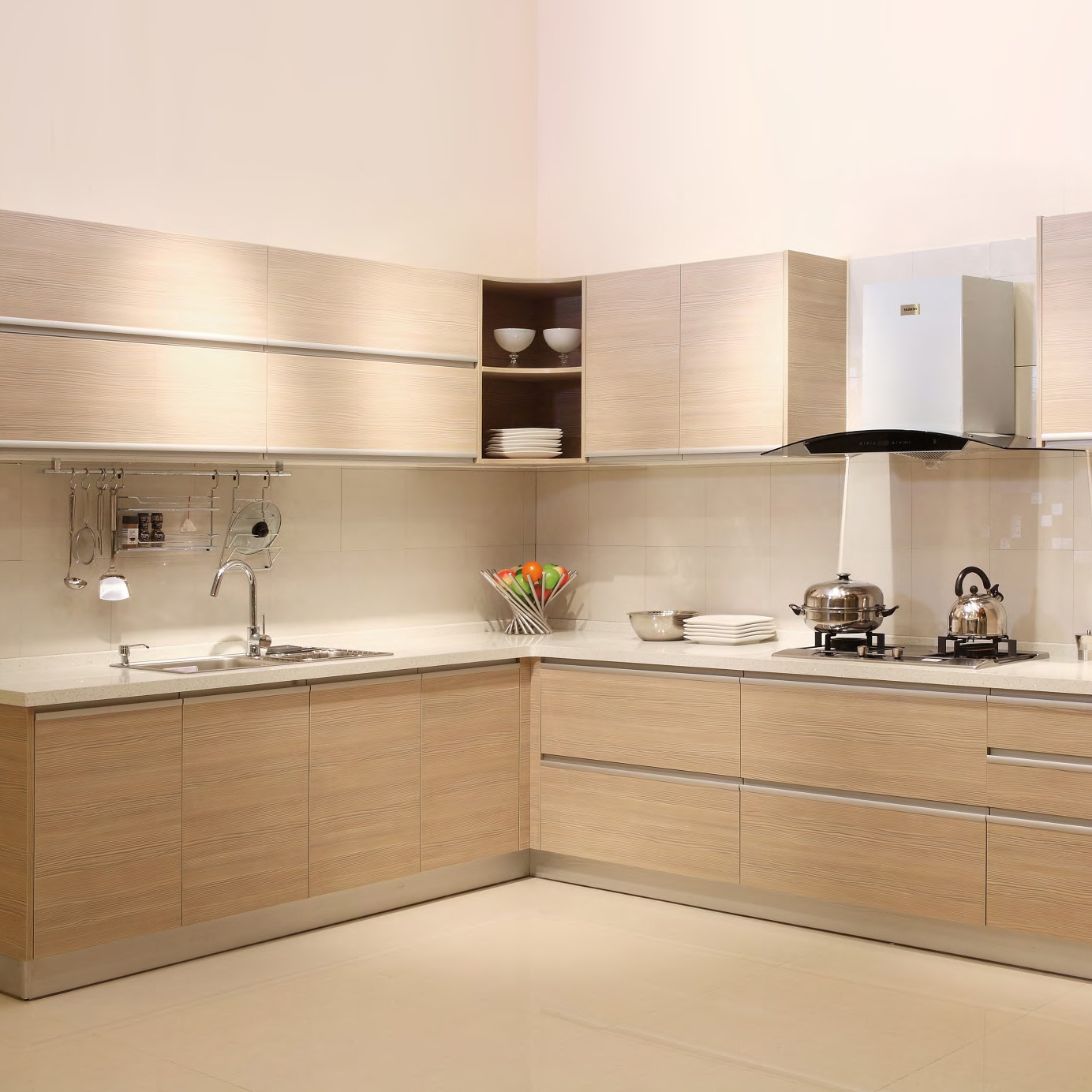 Tủ bếp MDF phủ Melamine