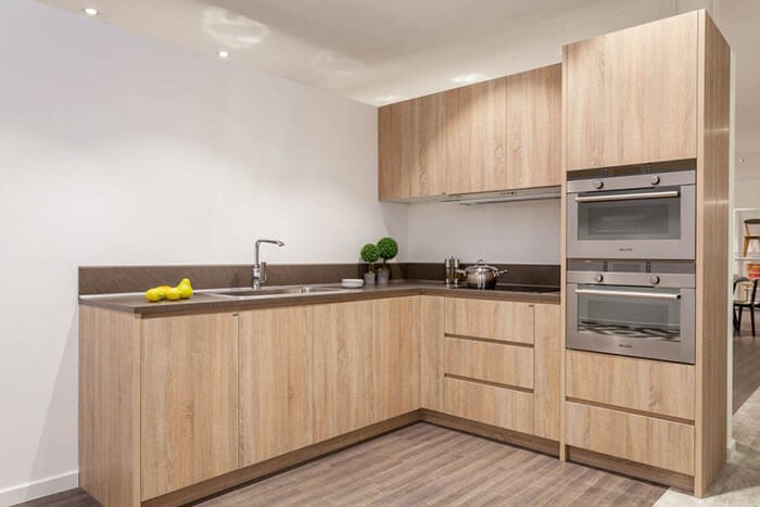 Tủ bếp MDF phủ Melamine
