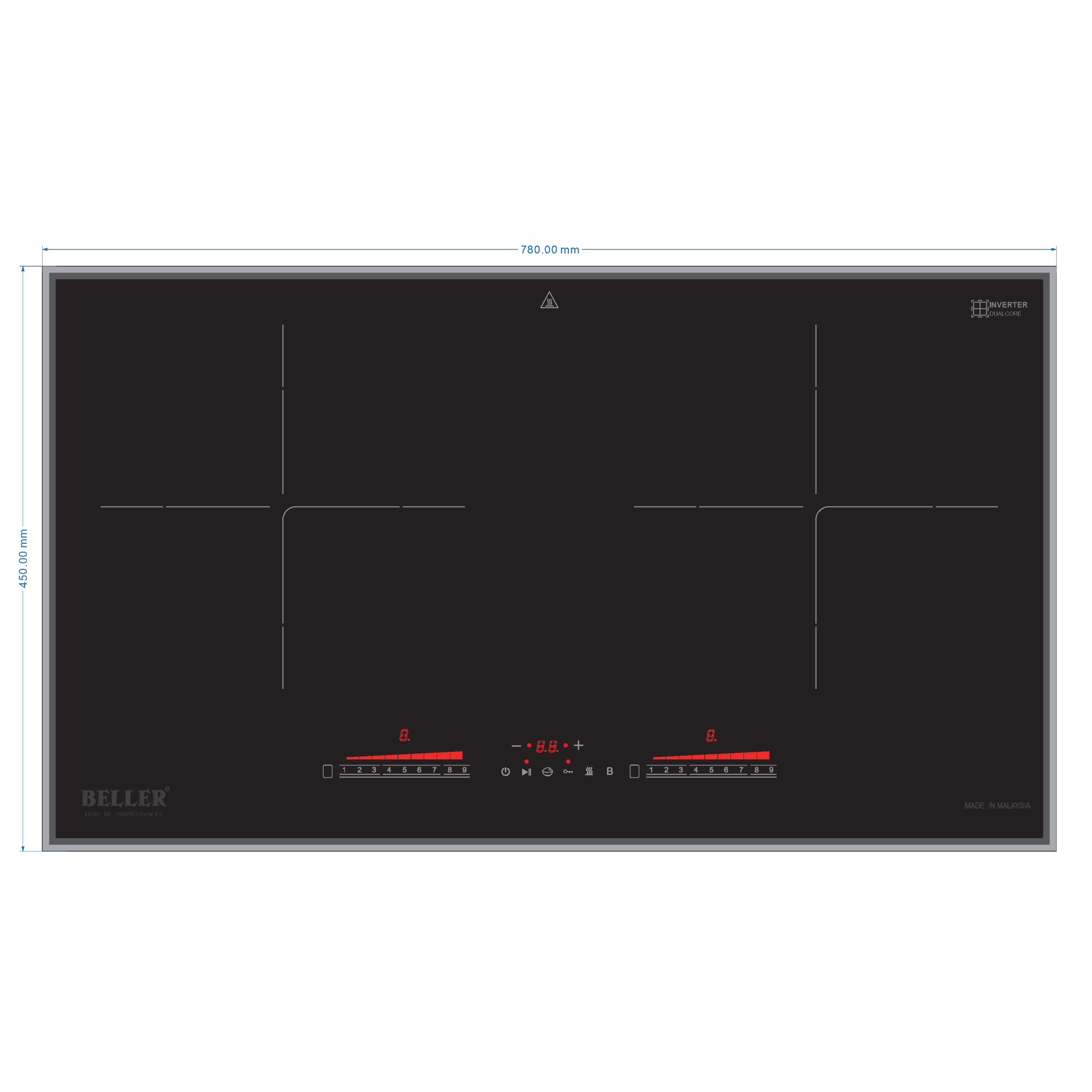 Bếp từ Beller BE 899 Pro Serial 8.0