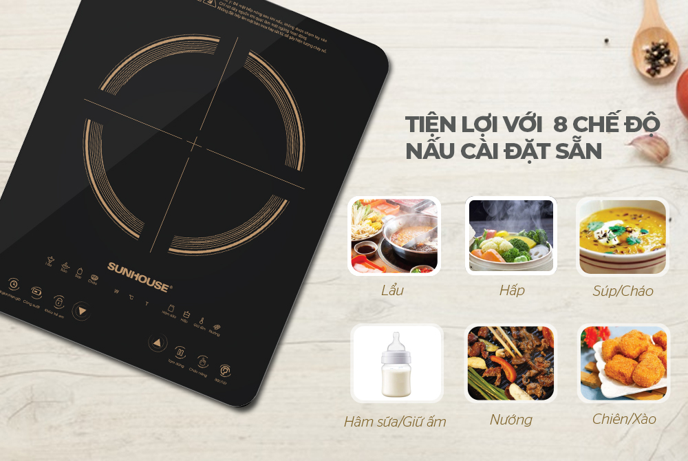 Bếp từ đơn SUNHOUSE SHD6803