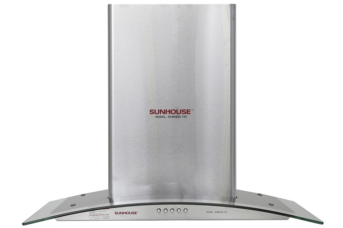 Máy hút mùi kính cong Sunhouse SHB6629-70C