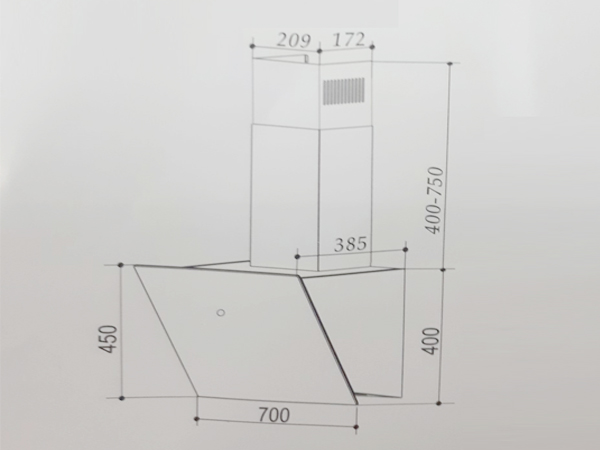 Máy hút mùi Bauer BC-70ESi