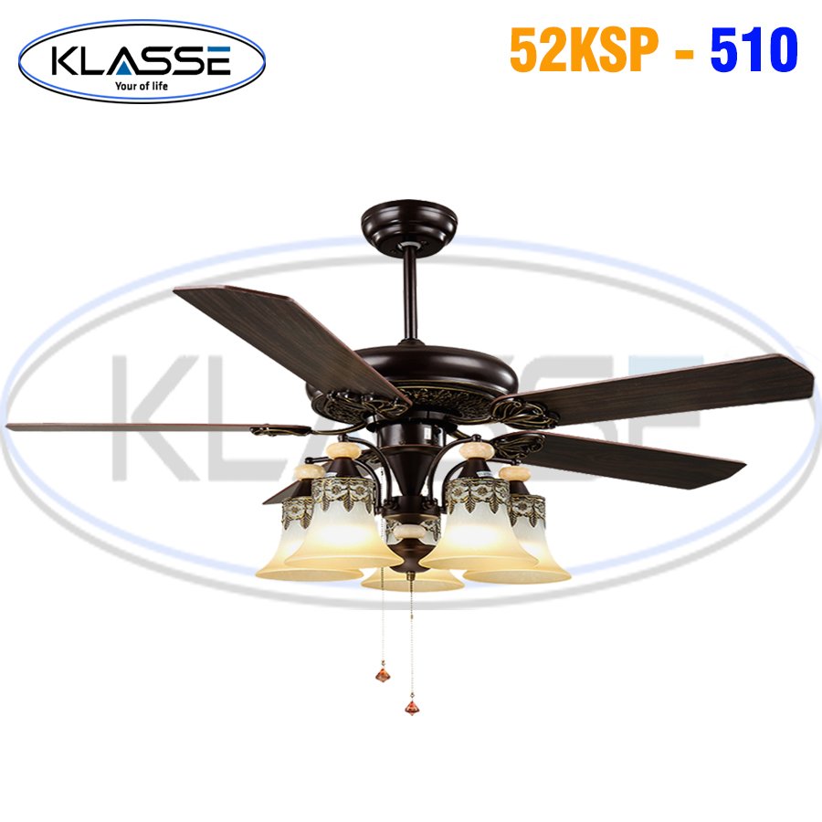 510 Quạt Trần Đèn Klasse 52KSP-510