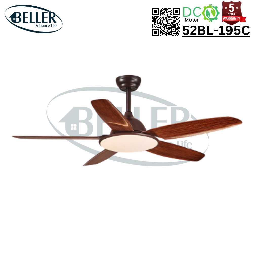 Quạt trần đèn 52BL – 195C