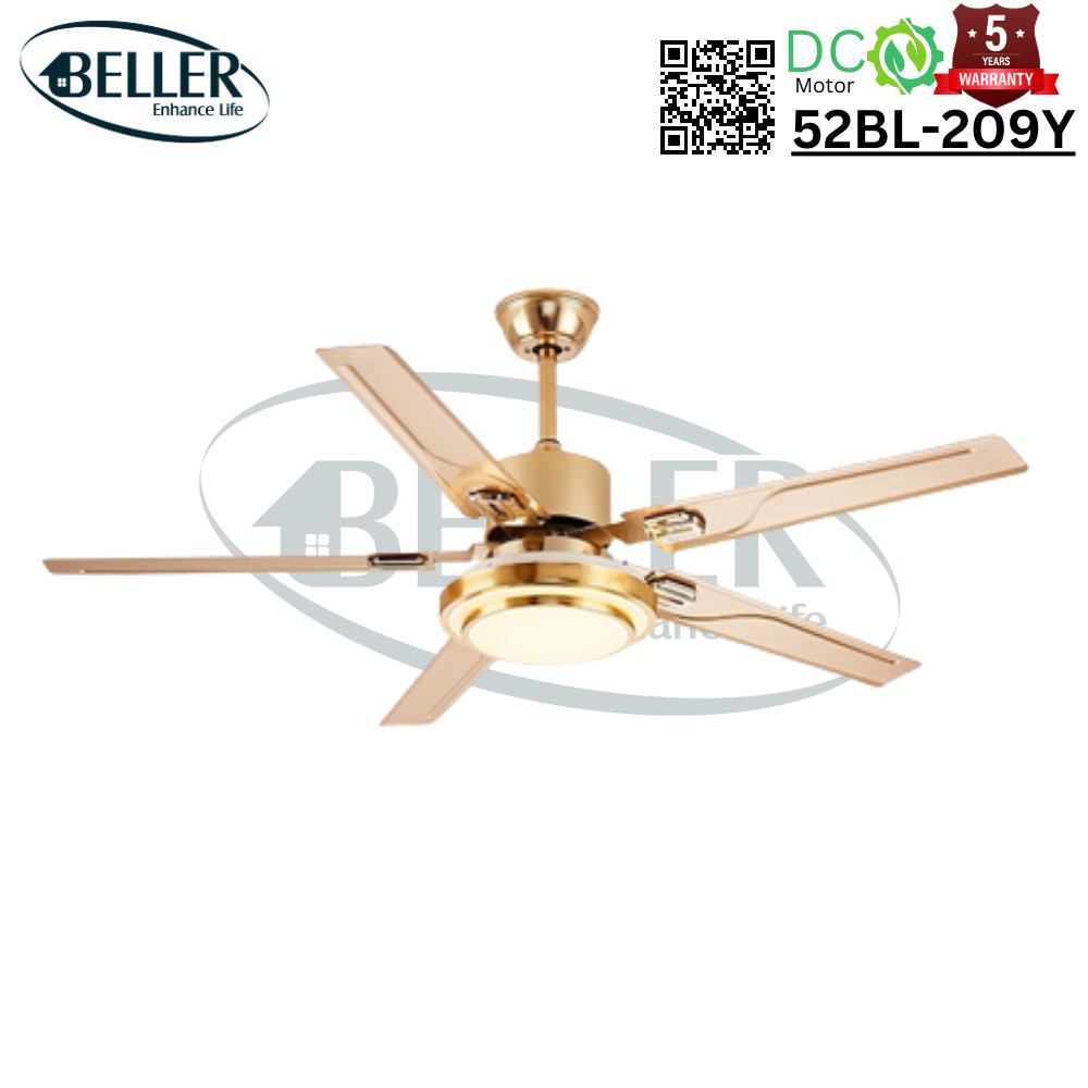 Quạt trần đèn 52BL – 209Y