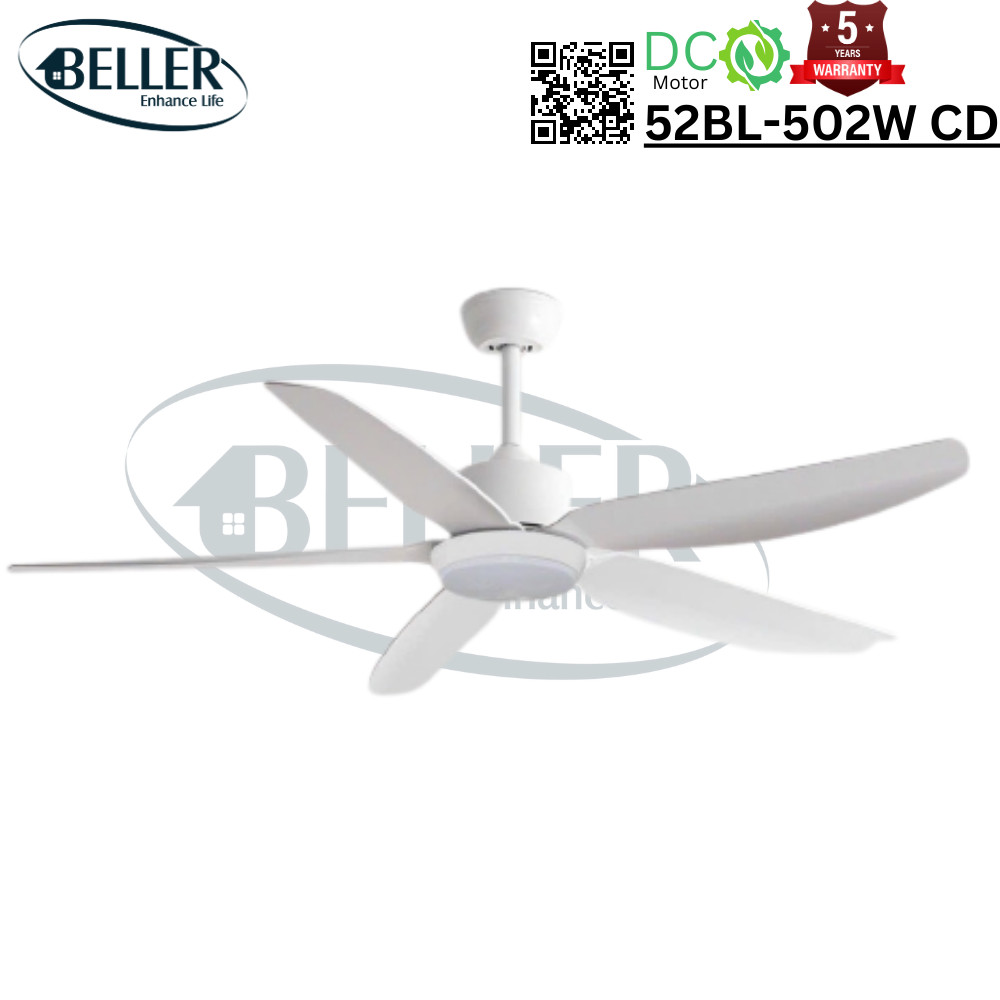 Quạt trần đèn 52BL – 502W CD