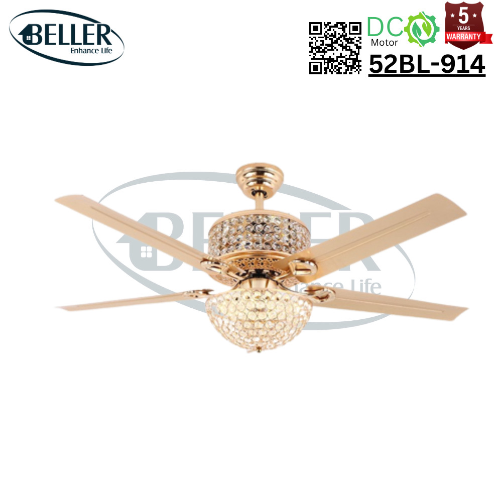 Quạt trần đèn Beller 52BL-914