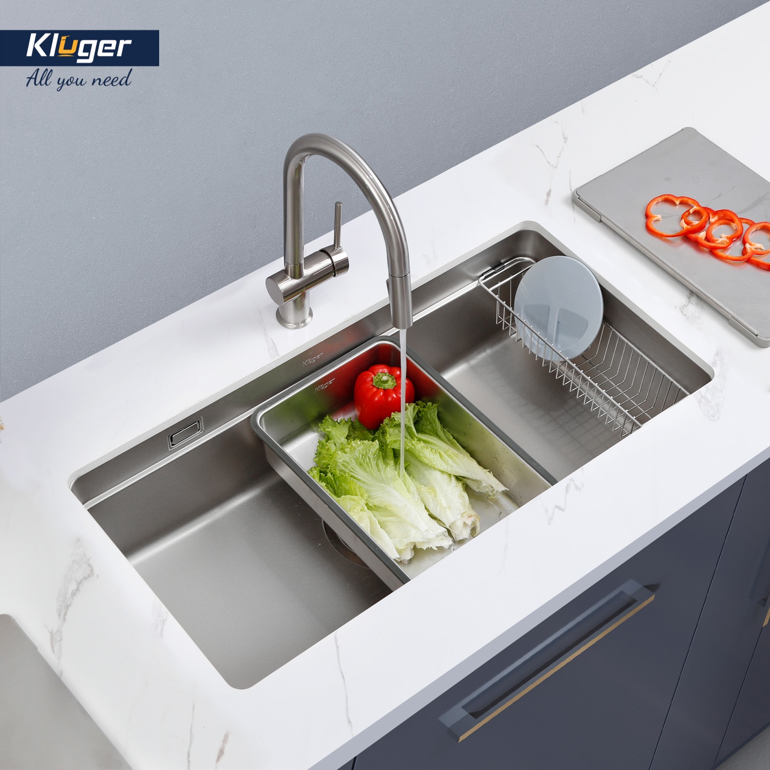 Chậu rửa bát Kluger KU8844FS Plus