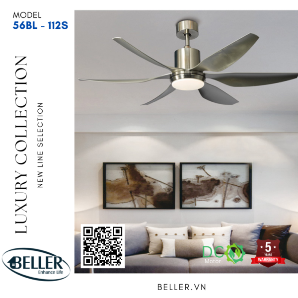 Quạt trần Beller 6 cánh-112