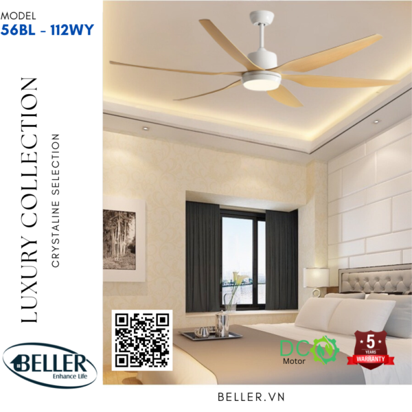Quạt trần Beller 6 cánh-112